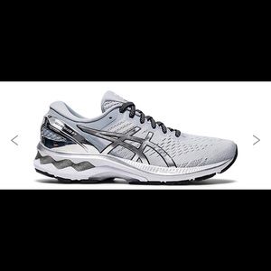 Asics running shoes in grey/silver, worn twice